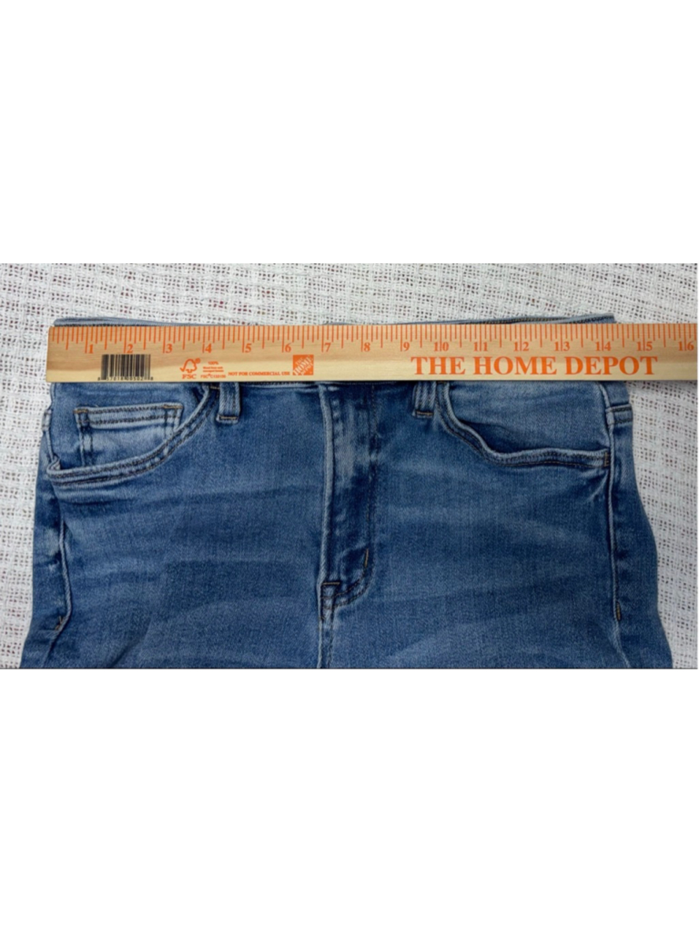 Flying Monkey VTG Retro Inspire High Rise Raw Hem Crop Slim Straight Jeans Sz 29 - Picture 6 of 9